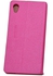 Generic Flip Cover for HTC 826 - Fuchsia