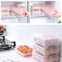 Generic Home-15 Grid Eggs Container Storage Kitchen Refrigerator Fresh Box Storage Case*Red