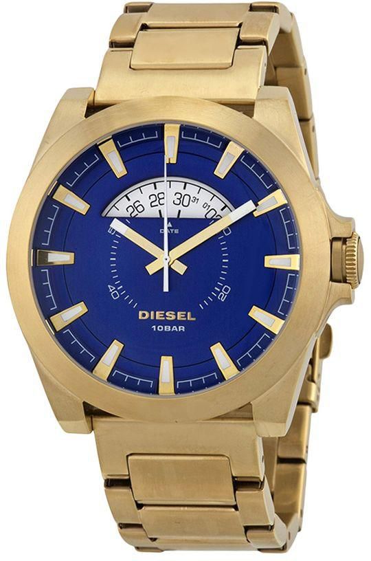 Diesel Men's Blue Dial Stainless Steel Band Watch - DZ1663
