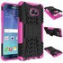 Ozone Heavy Duty Tough Rugged Hybrid Case Cover with Screen protector for Samsung Galaxy Note 5 Hot Pink