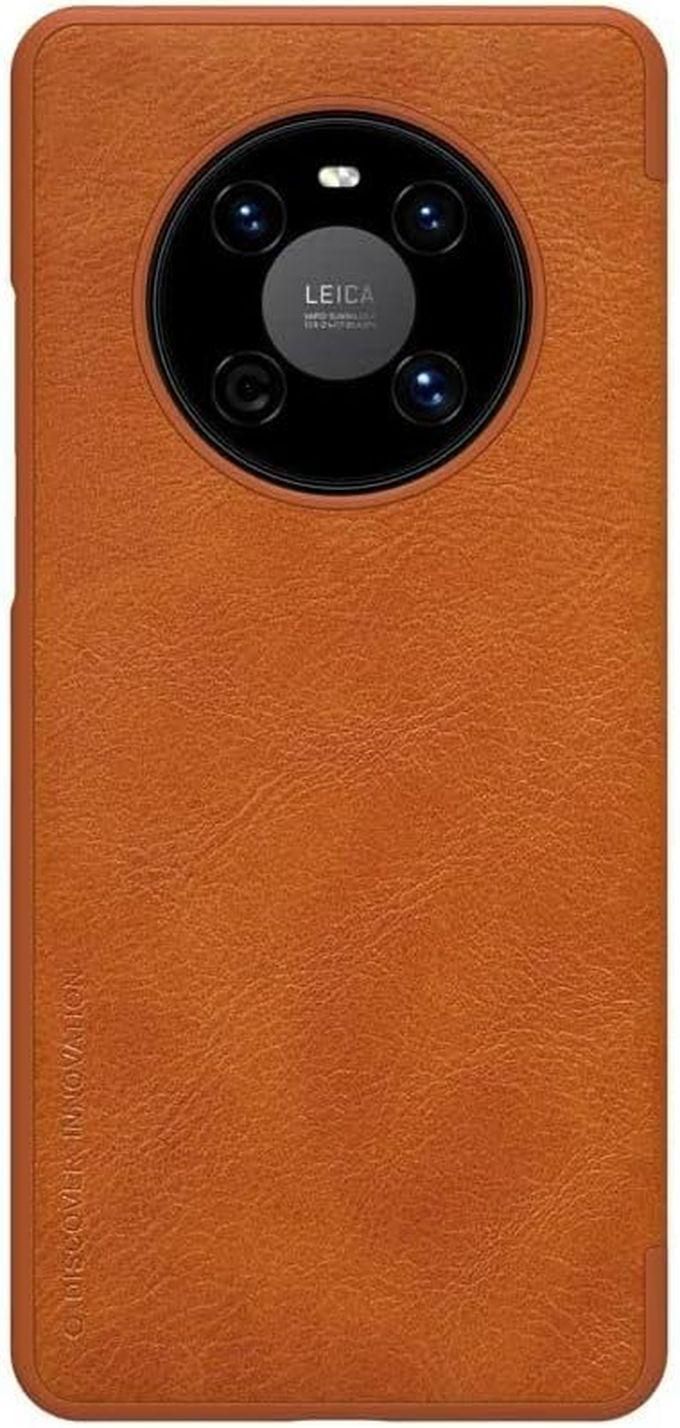 Nillkin Nillkin Qin Leather Series Cover Case Designed For Huawei Mate 40/Mate 40 E - Brown