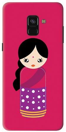 Slim Snap Matte Finish Case Cover For Samsung Galaxy A8 (2018) Indian Doll