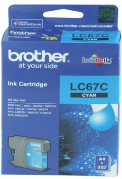 Brother LC67 Cyan Ink Cartridge (LC67C)