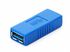 Switch2com USB AF-AF Type-A (F) to (F) Converter Adapter (Blue - Black)