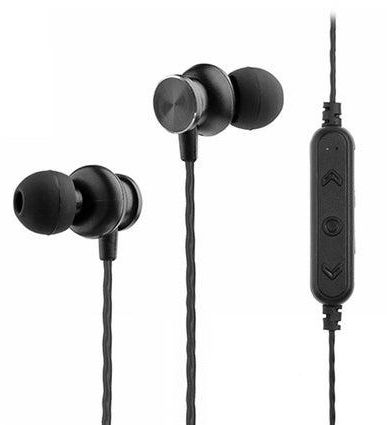 Bluetooth In-Ear Headphones With Mic Black