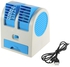 Mini Cooling Fan USB Battery operated portable air conditioner cooler,BLUE color