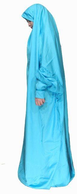 Sutrah Blue Religion Prayer Dress For Women