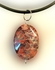 Sherif Gemstones (Natural Stones) Handmade Blood Stone Agate Beads Pendant Necklace