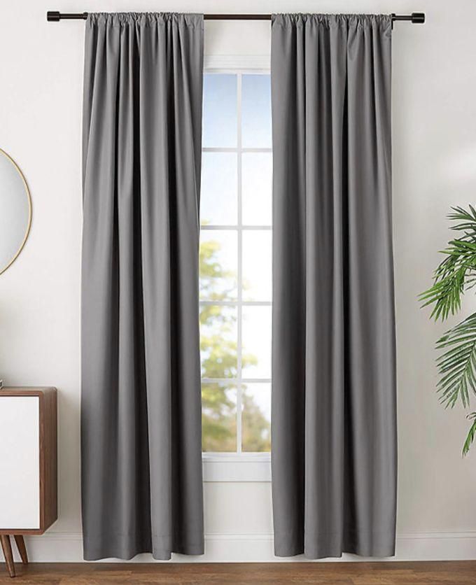 Blackout Curtain - Grey Color - Tape - One Panel