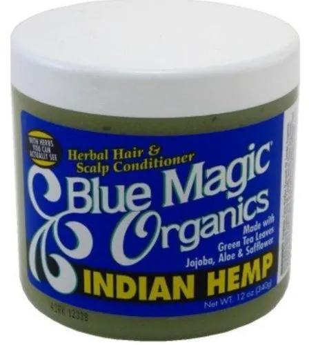 Blue Magic Organics Indian Hemp Hair & Scalp Conditioner - 340 g