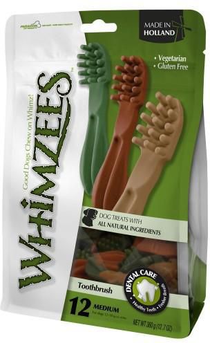 Whimzees Dog Dental Chew Toothbrush Star M (12pc)
