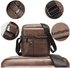 Crossbody Bag Genuine Leather Shoulder Bag - Brown