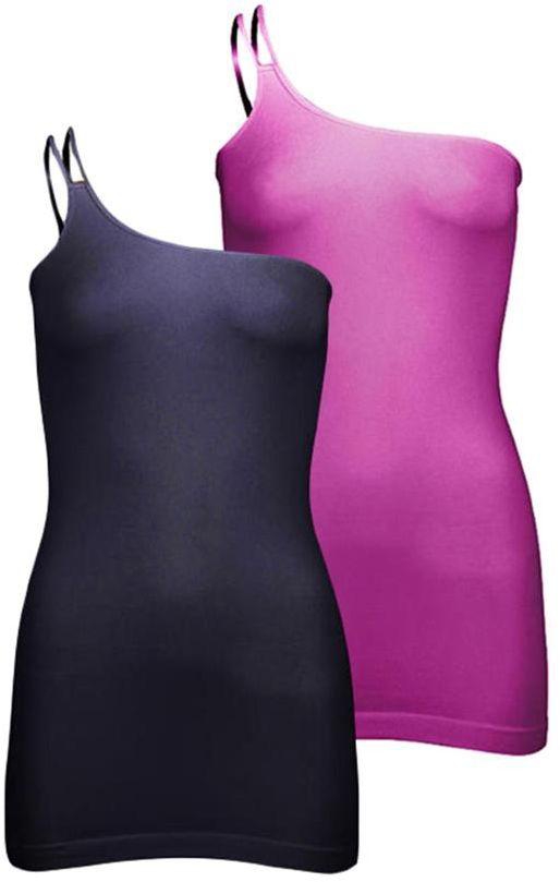 Silvy Set of 2 Casual Dress for Women - Purple / Fuchsia, Large