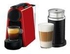 Nespresso Essenza Mini Coffee Machine With Aeroccino 3 Foam Maker Red 1710W 0.6L