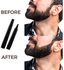 Beard Pencil Filler for Men, Beard Filling Pen Kit - WaterProof, Long Lasting Coverage & Natural Finish - Beard, Moustache & Eyebrows - Beard Dye for Men - Bristle Brush Included (Black)