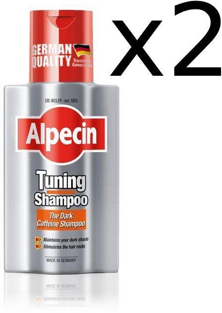 Alpecin Tuning Shampoo The Dark Caffeine Shampoo - 200 Ml - 2pcs