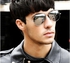 Fashion Aviator Sunglasses Metal Frame Polarized Sunglasses For Men-Silver KBP