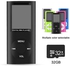 Generic Smart Slim Metal MP4 Player+32G Memory Card,1.8" LCD MP3 Music Media Video FM Radio Game Movie E-Book Player (Black) DNSHOP