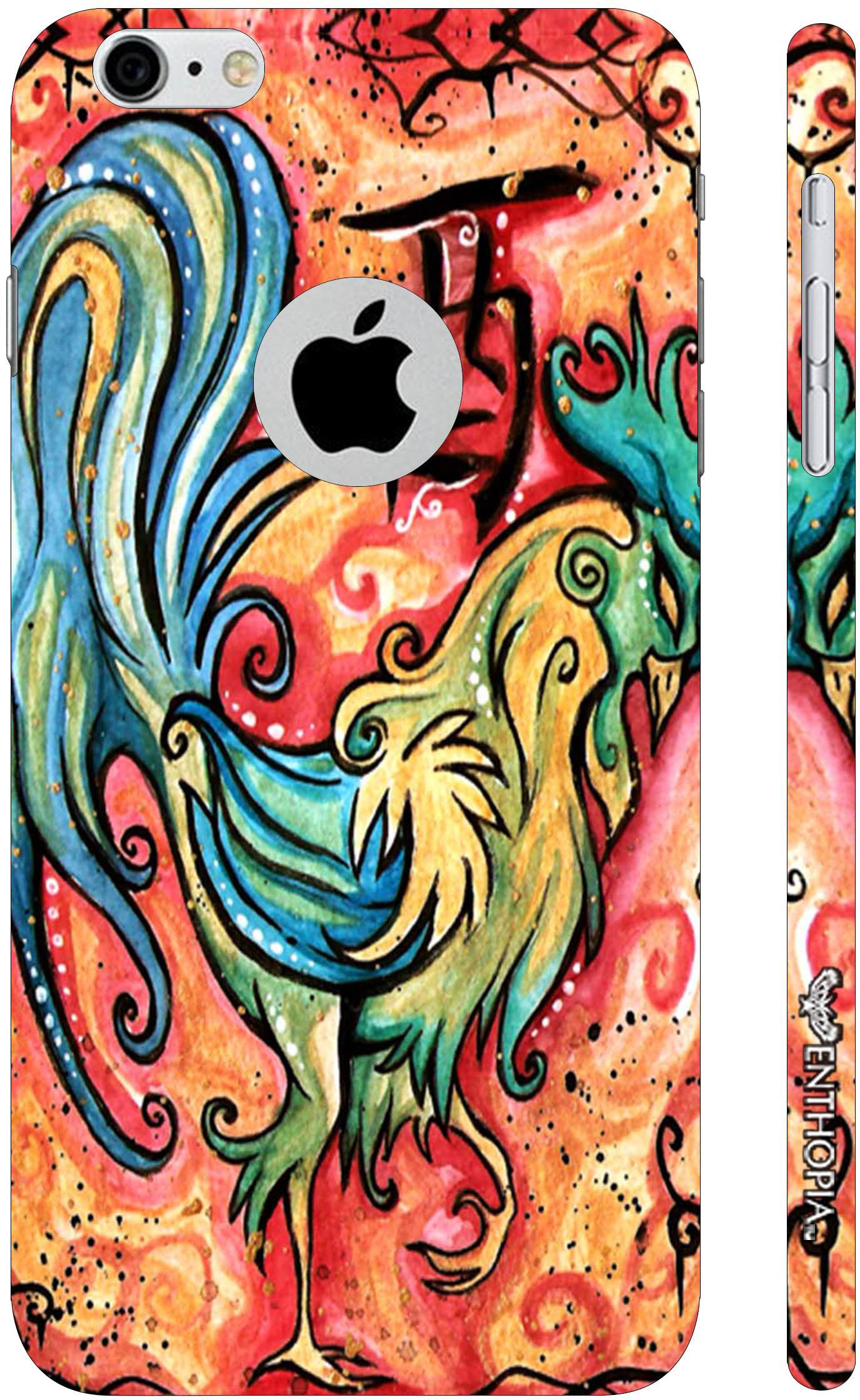 Enthopia Designer Hardshell Case Chinese Zodiac Rooster Back Cover for Apple iPhone 6