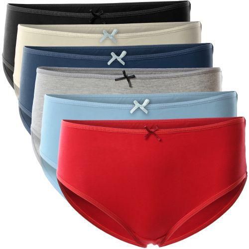 Mesery Bundle Of Six Solid Slip On Underwear