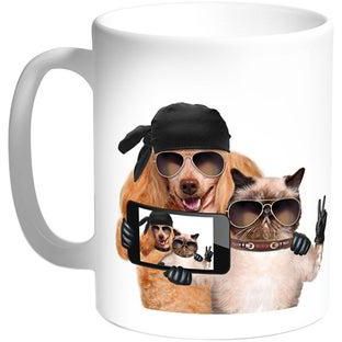 Picture Selfie Printed Coffee Mug White