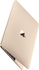 Apple MacBook Laptop - Intel Core M, 1.2 GHz Dual Core, 12 Inch, 512GB, 8GB, Gold, English/Arabic Keyboard Early 2015, MK4N2AB/A