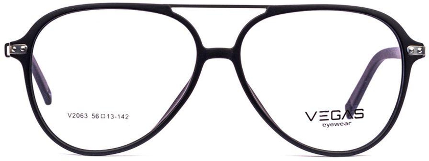 Vegas Men's Eyeglasses V2063 - Black