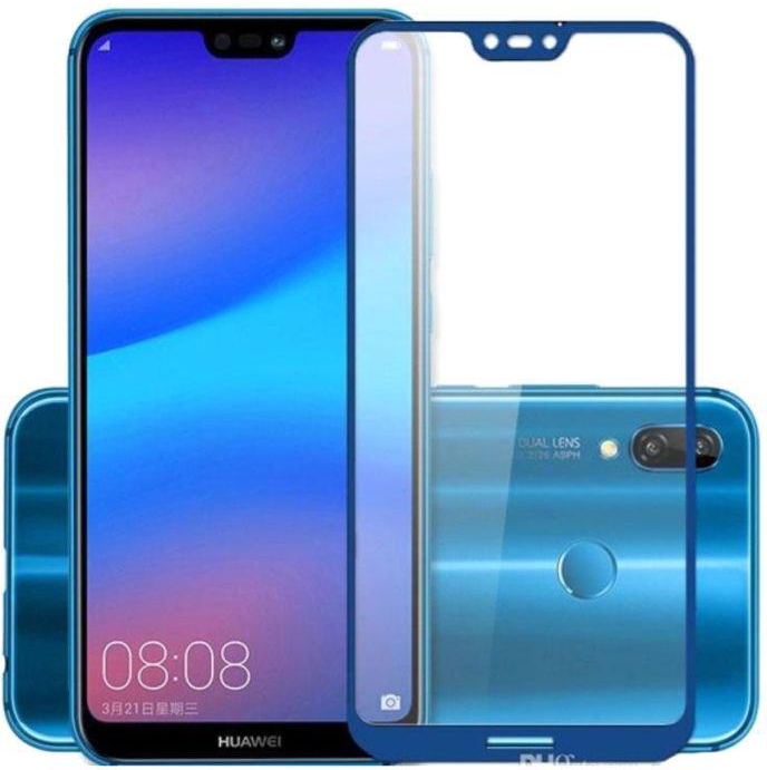 Glass Screen Protector For Huawei Nova 3e/P20 Lite/3i Blue/Clear