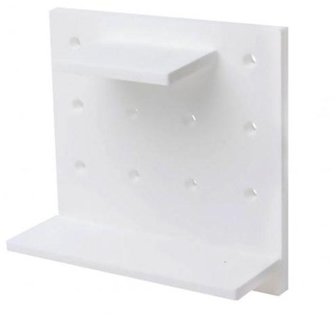 1 Piece Plastic Board Living Room Bathroom Kitchen(White)