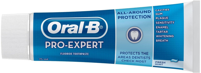 Oral-b pro-expert fluoride fresh mint toothpaste 75 ml