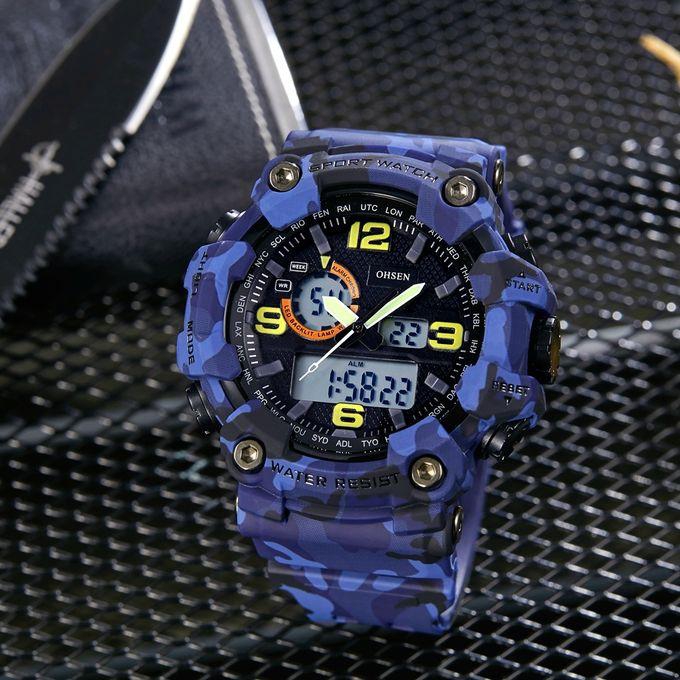 Ohsen Military Spec Sport Watch - Jungle Blue