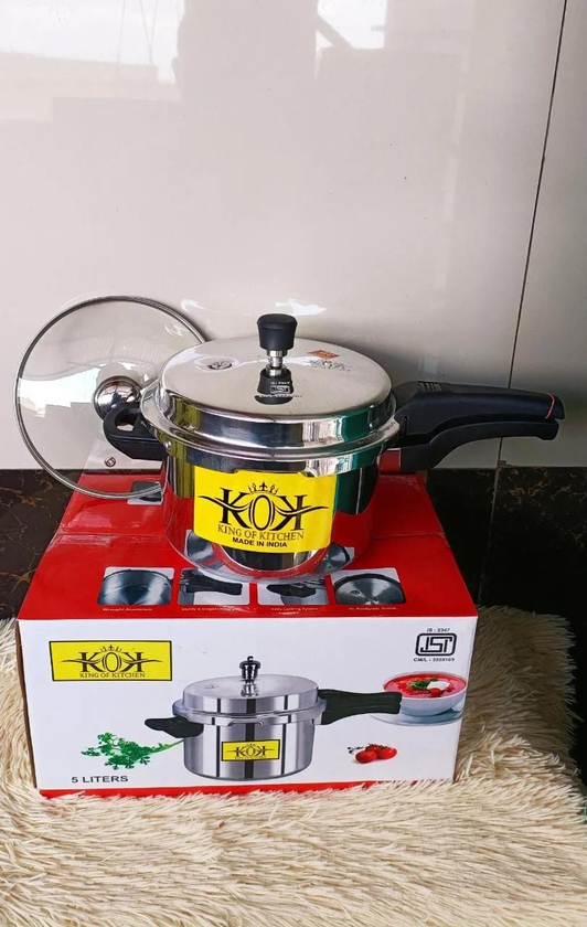PRESSURE COOKER. KOK 5L Pressure Cooker NON-EXPLOSIVE Pressure Cookers. The shorter cooking time saves energy, as well as more of the nutrients and flavors in the food