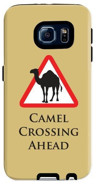 Stylizedd Samsung Galaxy S6 Premium Dual Layer Tough Case Cover Matte Finish - Camel Crossing