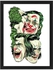 Joker Faces Art Poster Frame Multicolour 30x40cm