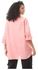 Long Sleeve Cotton Blouse-Pink
