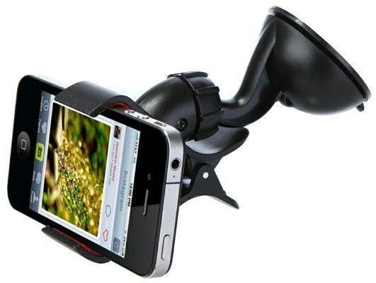 حامل هاتف للسيارات مع مشبك لهواتف ايفون 5،اتش تي سي MP4 GPS PSP PDA من يونيفيرسال