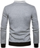 Fashion Mens Lightweight Jackets Casual Blazer Varsity Windbreak Trend Coats - Gray