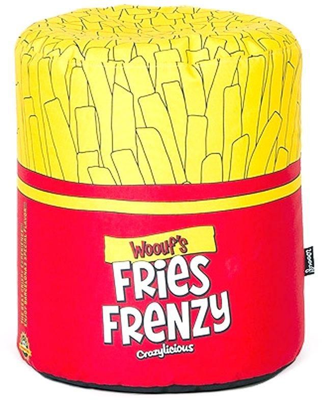 Woouf BB50A2034 Fries Bean Bag Chair - Red/Yellow