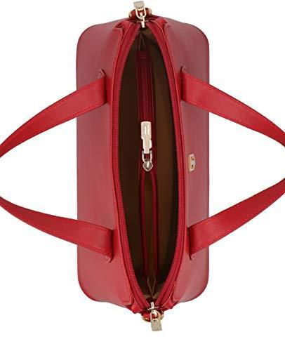 Jafferjees - Genuine Leather Handbag The Rose - Red- Babystore.ae