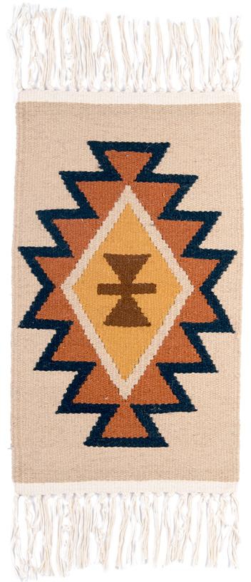 Geometric Pattern Cashmere Wool Kilim