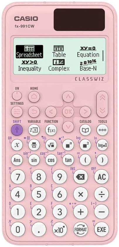 Casio Classwiz CW Series Non Programmable Scientific Calculator FX 991CW PKWDT Pink