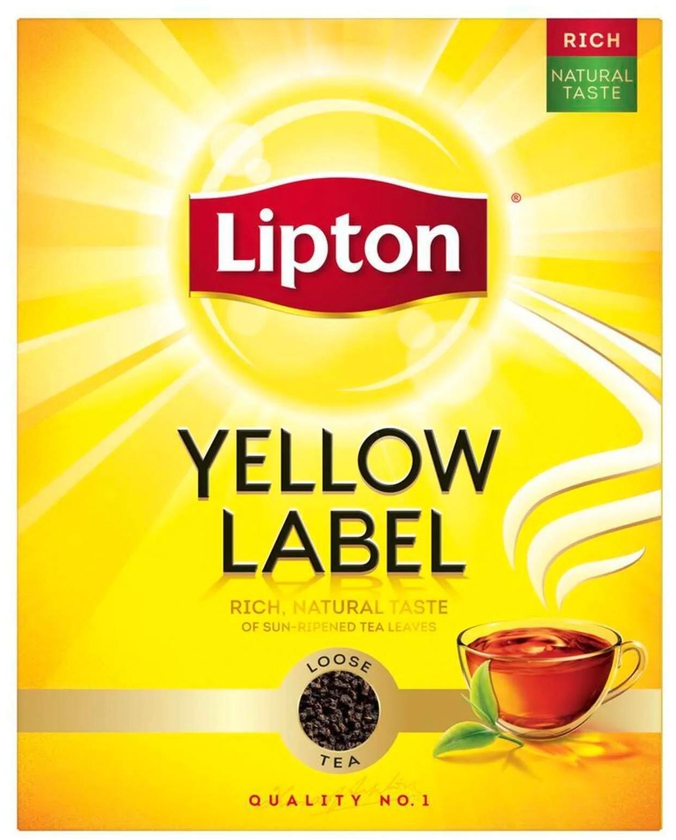 ليبتون العلامة الصفراء شاي فرط 100 جرام