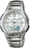 Casio Men's Ana-Digi World Time Stainless Steel Band Watch [AQ-180WD-7BV]