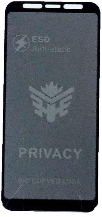 ( Samsung Galaxy A7 2018 ) لاصقة حماية زجاجية للخصوصية ضد التجسس لموبايل سامسونج ايه 7 2018 - 0 - اسود