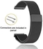 Stainless Steel Loop Strap Wrist Band For Smart Watch Samsung Galaxy Watch 46mm / Huawei GT2 / Gear S3 Frontier and Classic/Honor Magic 2 / Fossil - 22mm - Space Black