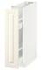 METOD / MAXIMERA Base cabinet/pull-out int fittings, white/Nickebo matt anthracite, 20x60 cm - IKEA