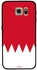 غطاء حماية واقٍ لهاتف سامسونج جالاكسي S6 إيدج نمط علم البحرين