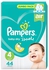 Pampers - Baby-Dry Diapers, Size 4, Maxi, 9-14 Kg, Jumbo Pack - 44 Pcs- Babystore.ae