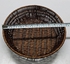 Stylish Woven Reed Fruit Basket Washroom/Office Decorative Basket