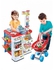 Home Pretend Supermarket Accessories With Trolley Role Play Set Toy For Kids 33x20x40.5cm